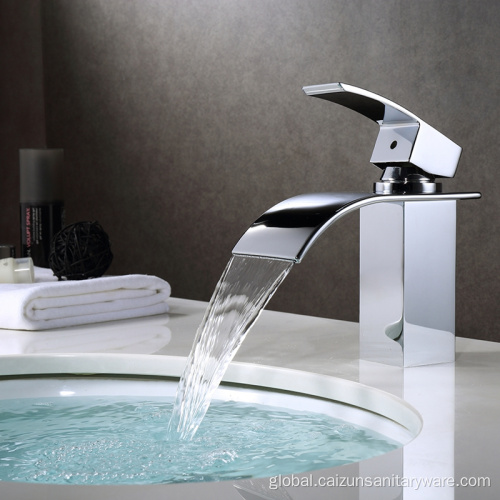 Basin Style Bathroom Faucets Deck Mounted Single Hole Sigle Handle Basin Faucet Factory